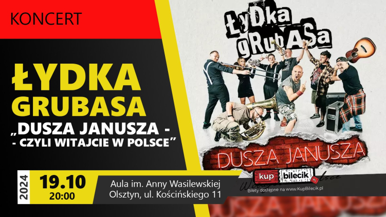 19.10.2024 - koncert Łydka Grubasa