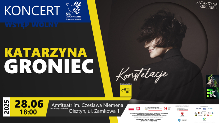  28.06.2025 - KATARZYNA GRONIEC - KONCERT 51. OGÓLNOPOLSKICH SPOTKAŃ ZAMKOWYCH "ŚPIEWAJMY POEZJĘ"
