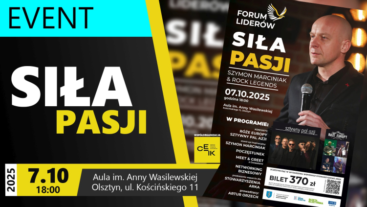 7.10.2025 - SIŁA PASJI - SZYMON MARCINIAK I LEGENDY POLSKIEGO ROCKA